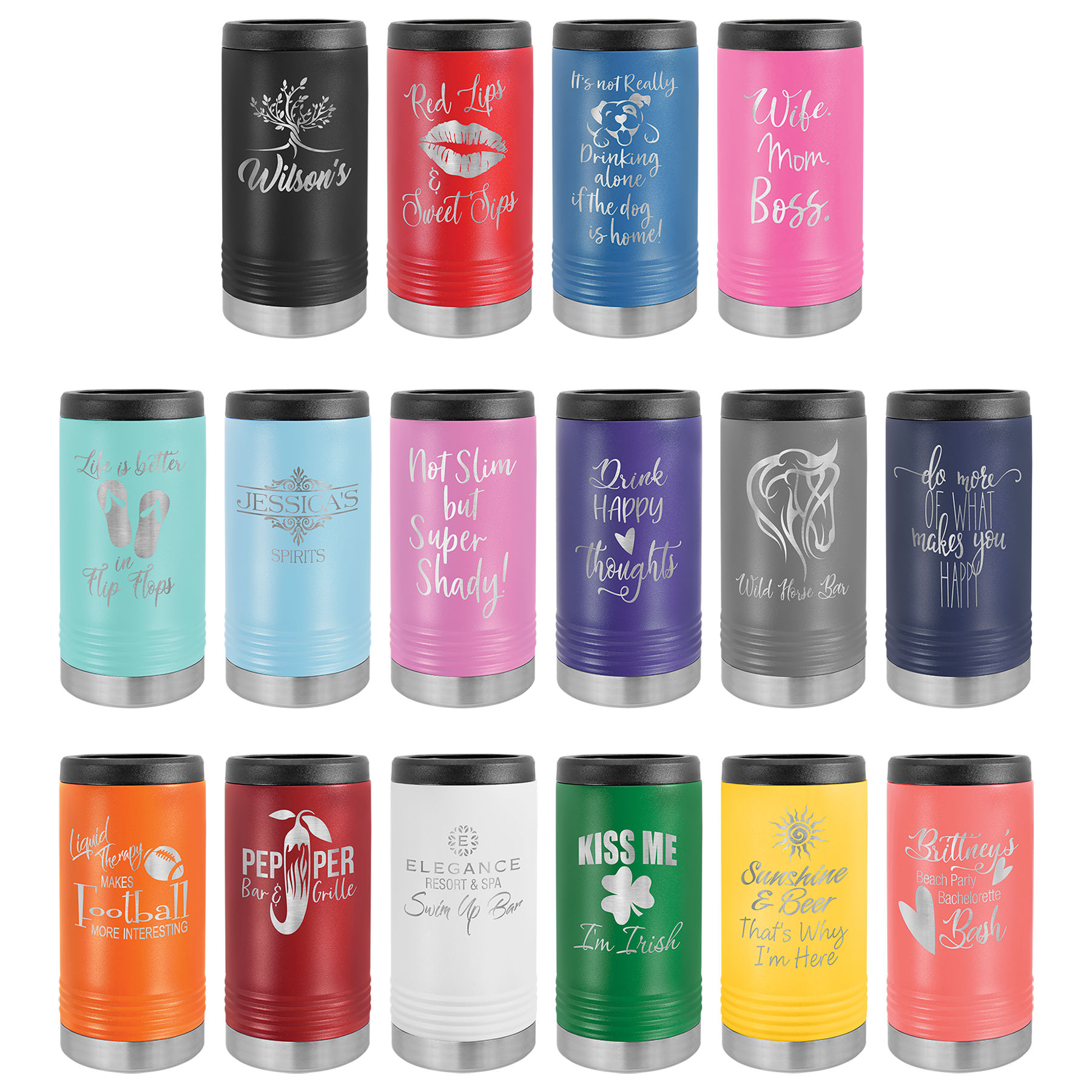 Buy 12oz Slim Laser Engraved Personalized on a Yeti Slim Can