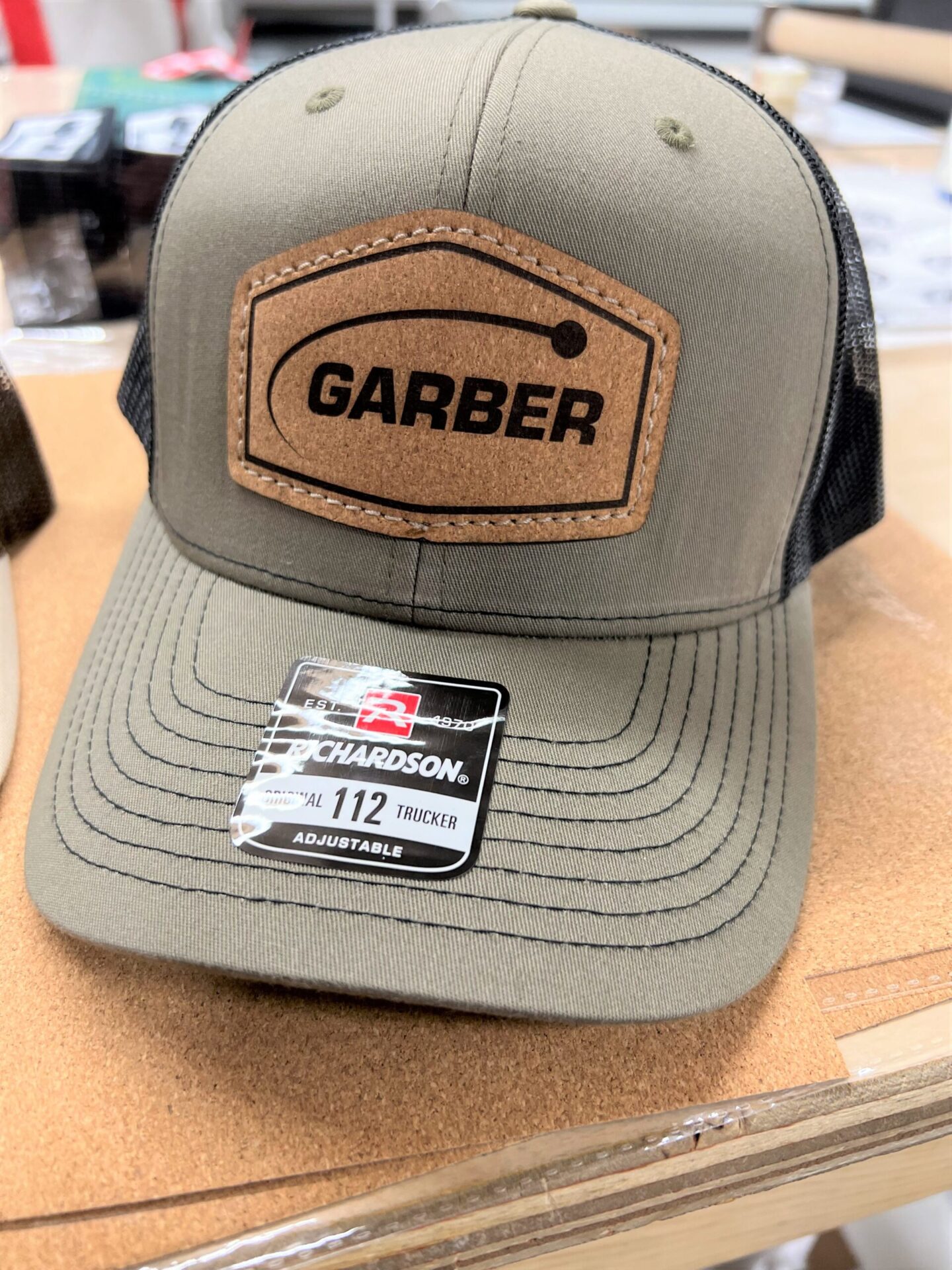 Customized Cork Patches on Trucker Hats